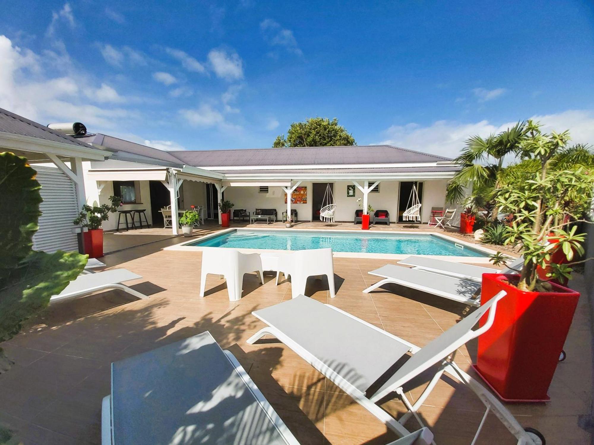 Villa Bikini - Sans Vis A Vis - Bien Ventillee Saint-Francois  Exterior foto